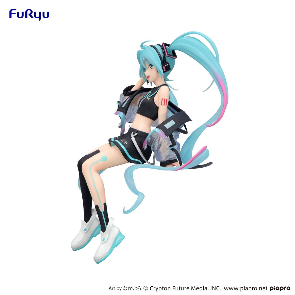 Piapro Characters Hatsune Miku Noodle Stopper Figure - Neon Cyber (FuRyu)