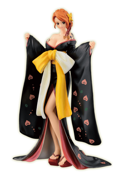 One Piece Nami Ichiban Kuji Sakihokore! Enshoku Mugiwara Emaki, Sakihokore! ver. (Banpresto)